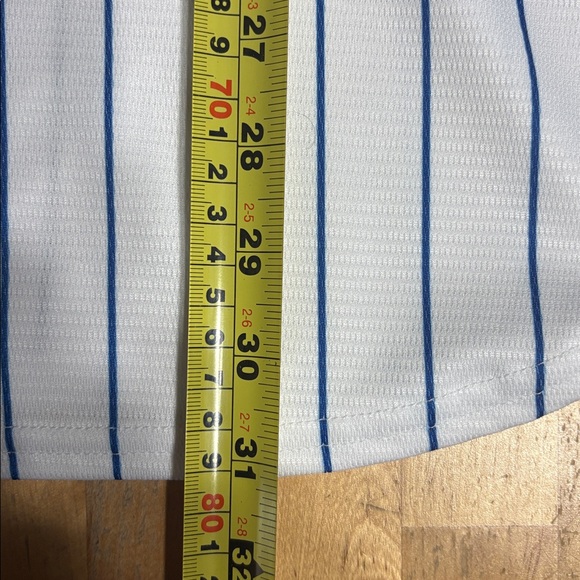 NWT Majestic Coolbase Chicago Cubs Pinstripe Jersey - Picture 9 of 10